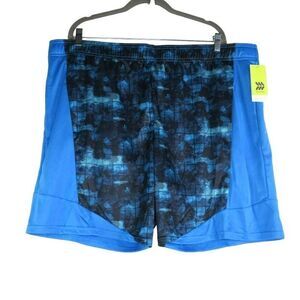 All In Motion Court Shorts Men's Size XXL Blue Basketball Athletic Moisture Wick